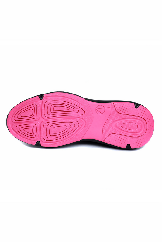 ELLIPSIS GYM SOCK TRAINER IN BLACK AND PINK