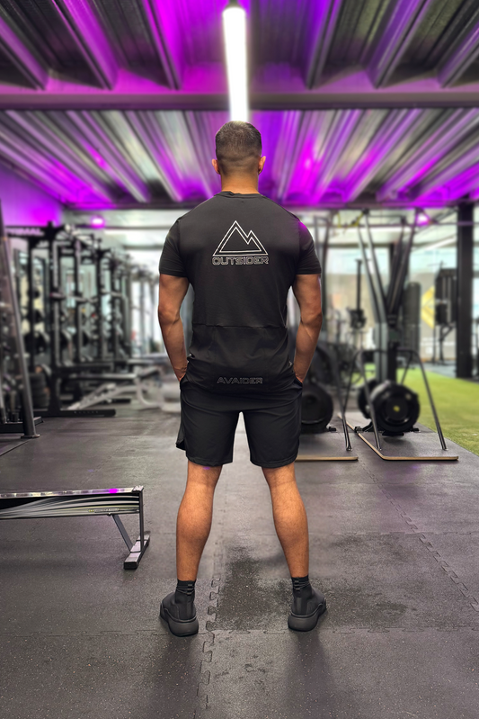 PRECISION TWIN SET A IN BLACK