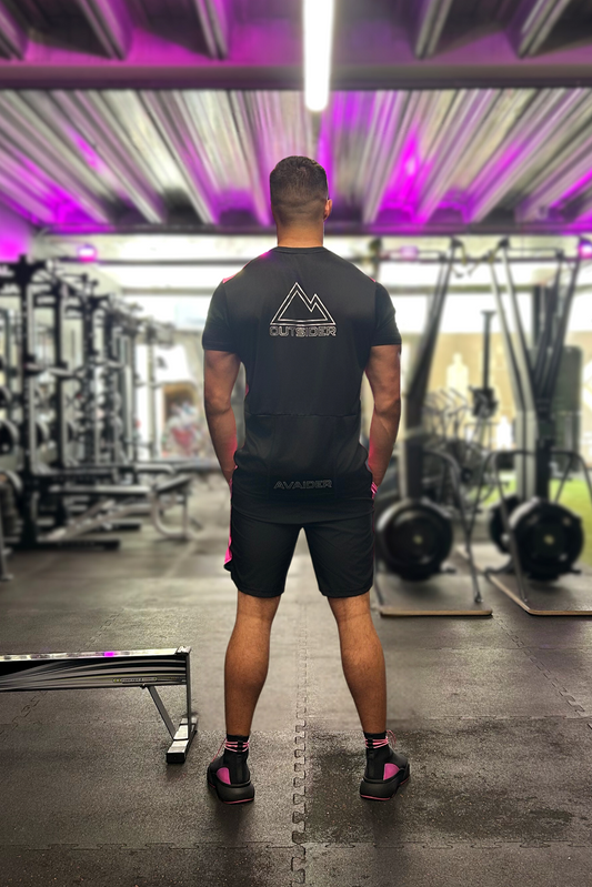 PRECISION TWIN SET B IN BLACK AND PINK