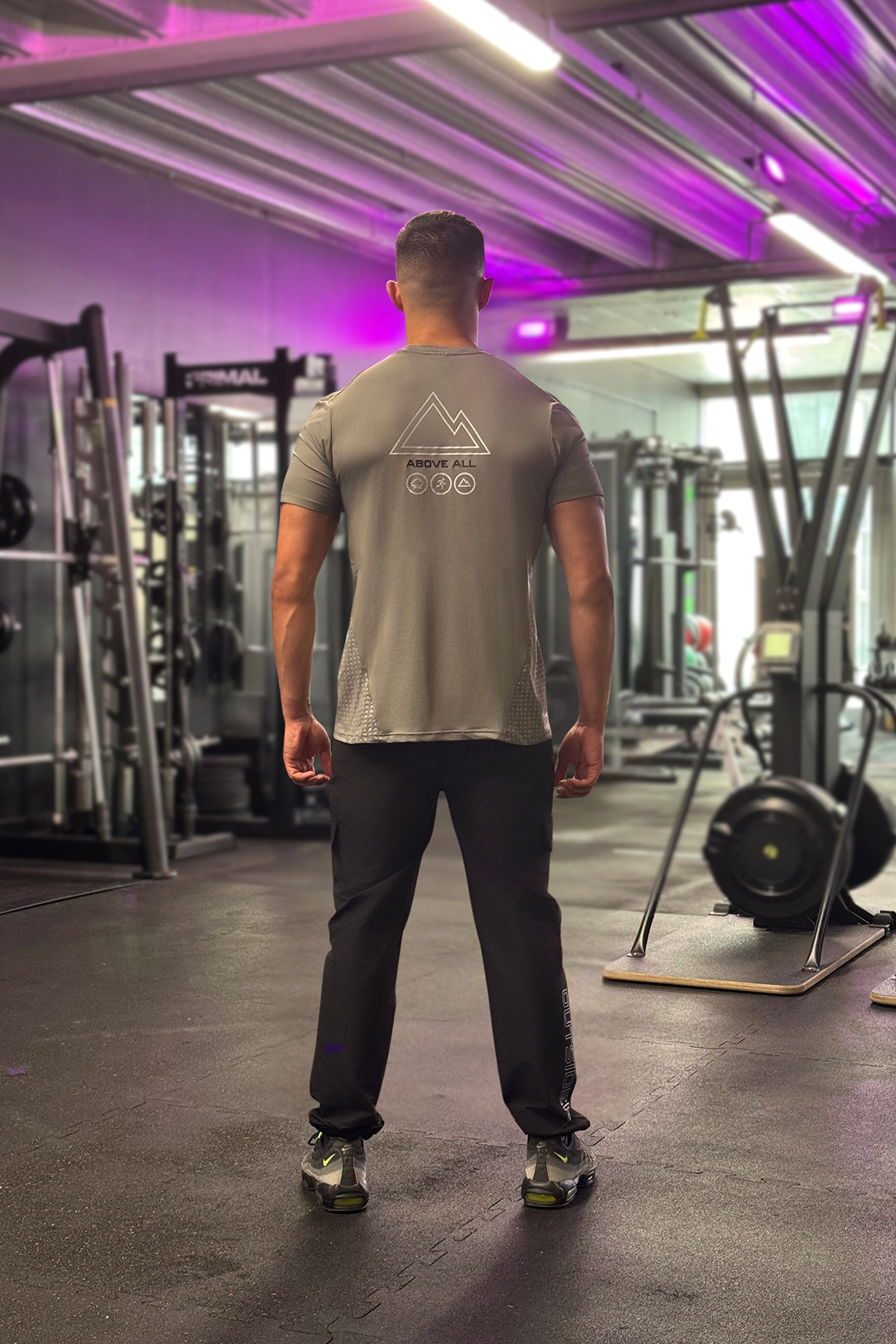 ABOVE ALL V1 T-SHIRT IN GREY