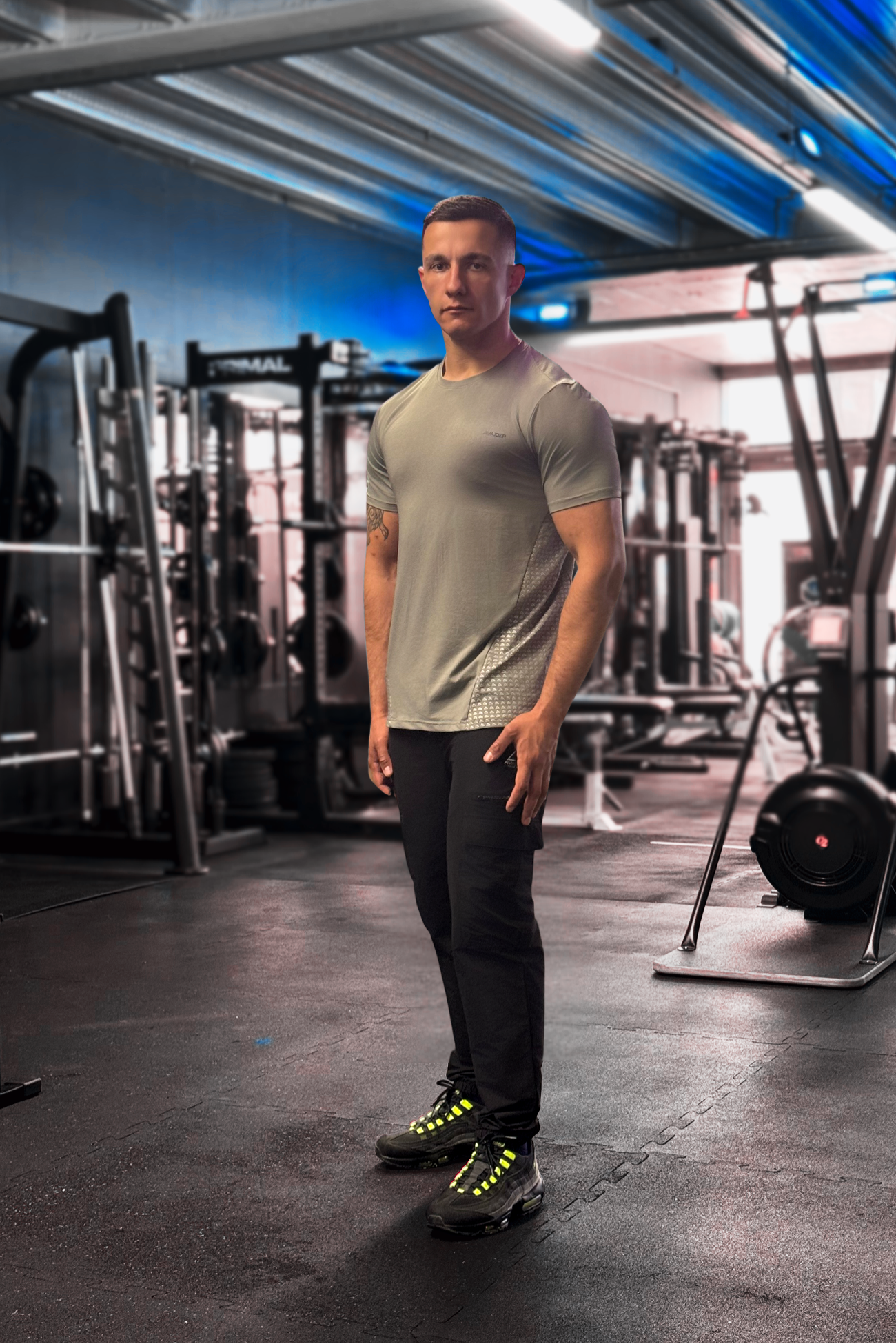 ABOVE ALL V1 T-SHIRT IN GREY