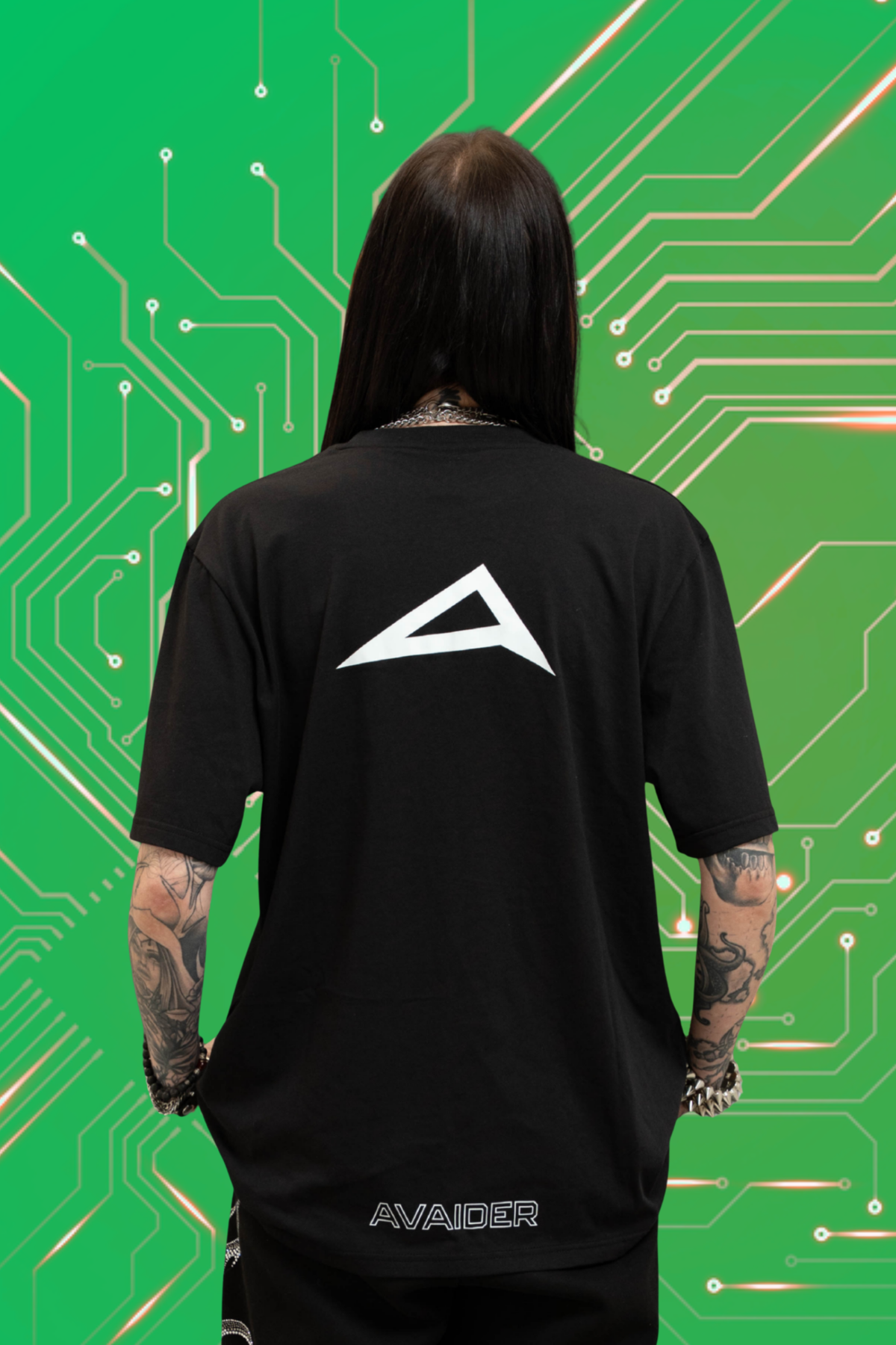 Above All Standard Fit Unisex T Shirt In Black And White