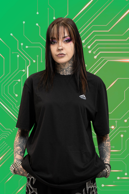 Above All Standard Fit Unisex T Shirt In Black And White