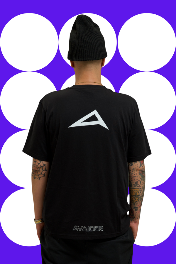 Above All Standard Fit Unisex T Shirt In Black And White