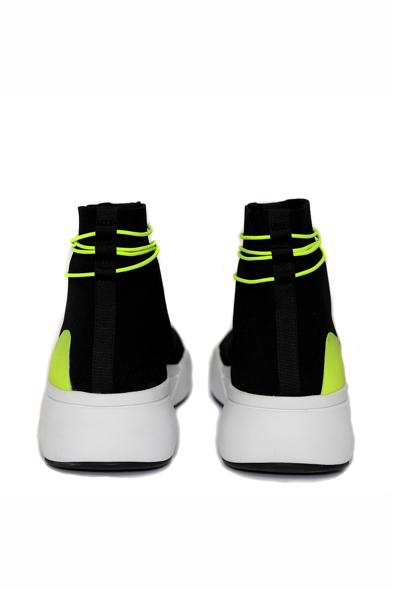 ELLIPSIS GYM SOCK TRAINER IN BLACK, NEON AND WHITE