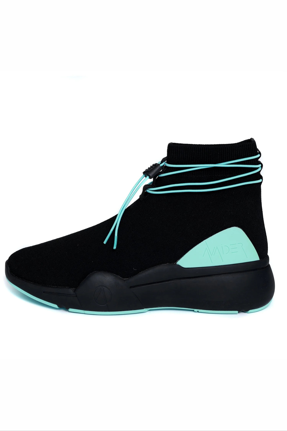 ELLIPSIS GYM SOCK TRAINER IN BLACK AND TEAL