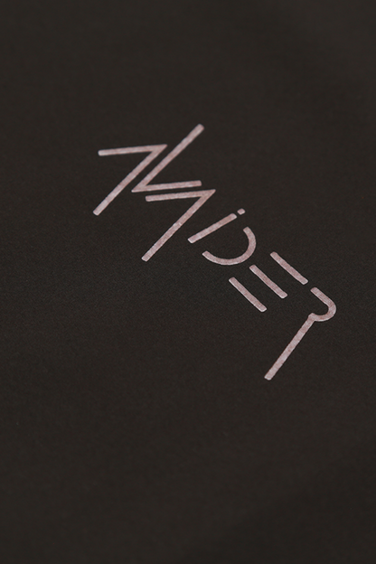 TRAIL CYCLING SWEATSHIRT WITH REFLECTIVE BRANDING IN BLACK