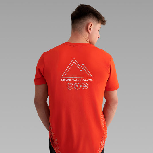 Avaider Never Walk Alone V1 T- Shirt In Red