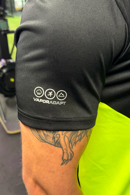 PRECISION V2 OUTSIDER T-SHIRT IN BLACK AND NEON