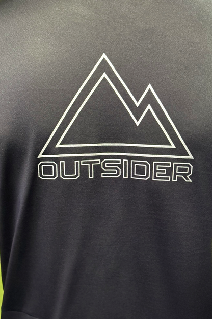 PRECISION V2 OUTSIDER T-SHIRT IN BLACK AND NEON