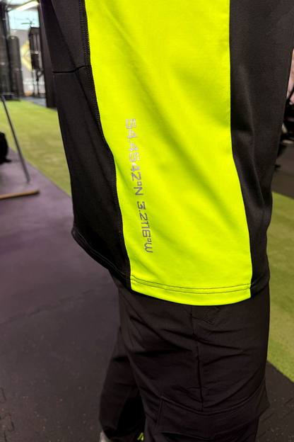 PRECISION V2 OUTSIDER T-SHIRT IN BLACK AND NEON