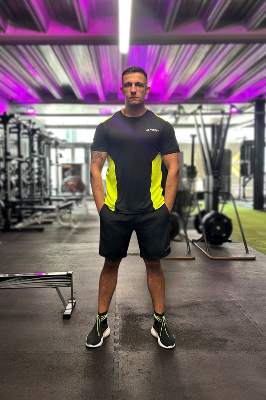 PRECISION TWINSET C IN BLACK AND NEON