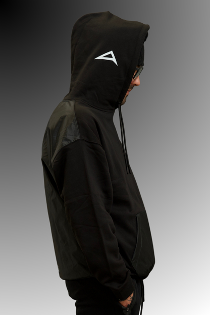 Above All Unisex Hoodie In Black