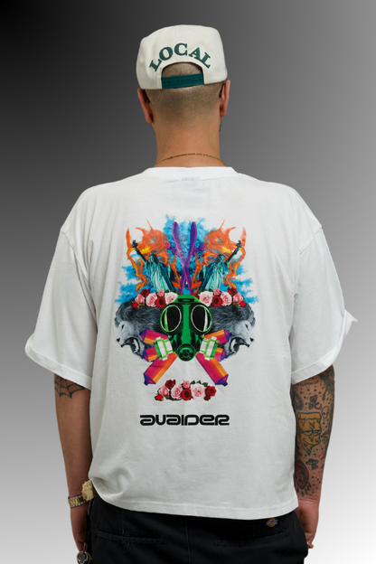 Breathe Box Fit Unisex T Shirt In White
