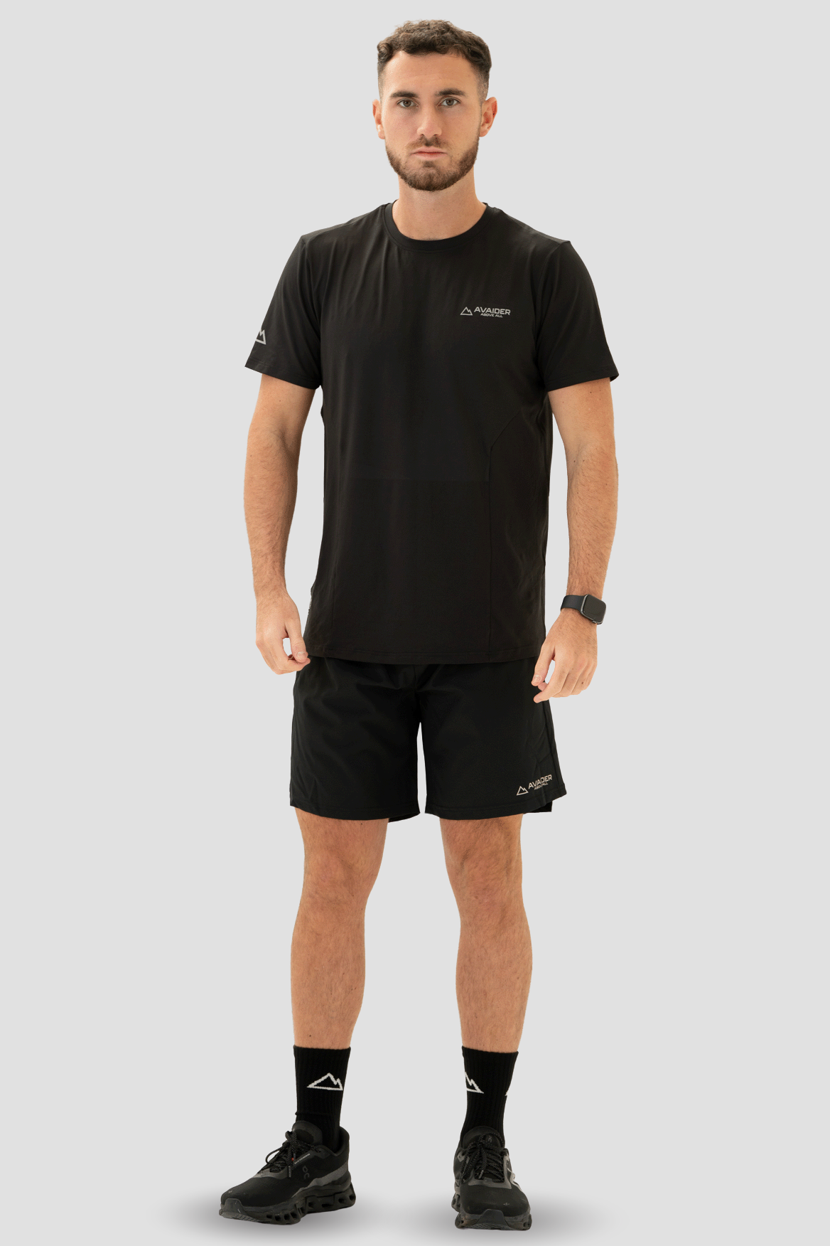 PRECISION TWIN SET A IN BLACK