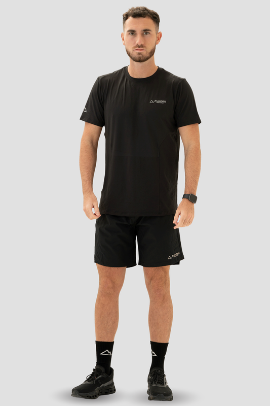 PRECISION TWIN SET A IN BLACK