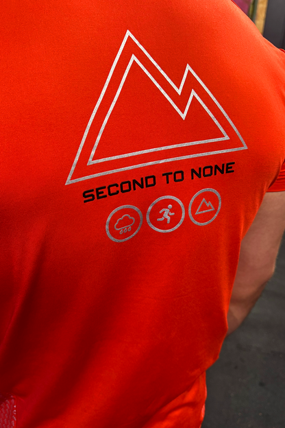 SECOND TO NONE V1 T-SHIRT IN RED