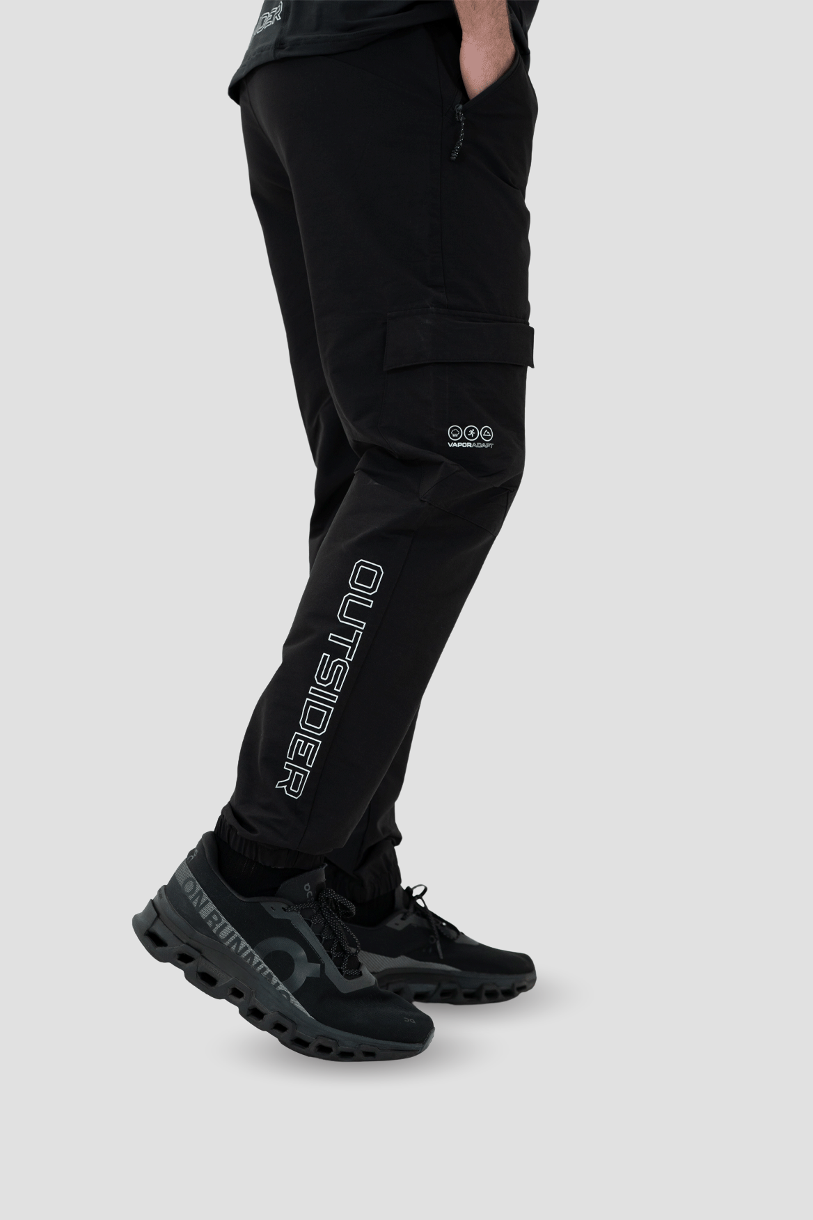 VITAL TRACK BOTTOM IN BLACK