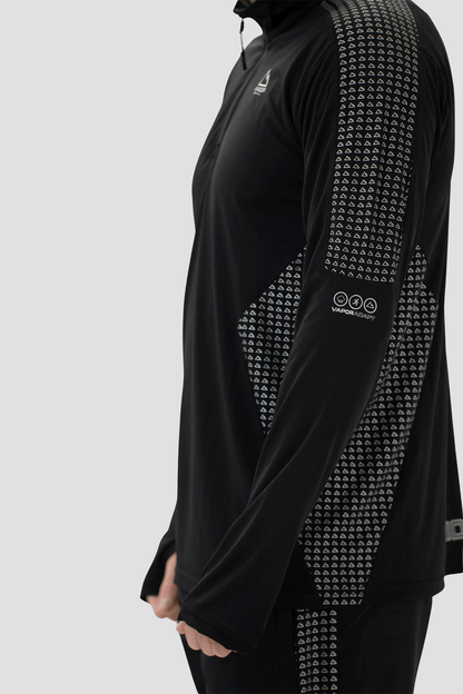 VITAL WORKOUT TOP IN BLACK