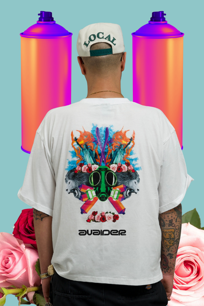 Breathe Box Fit Unisex T Shirt In White