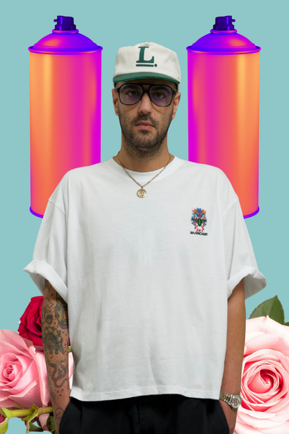 Breathe Box Fit Unisex T Shirt In White