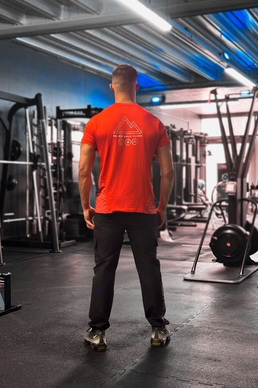 NEVER WALK ALONE V1 T-SHIRT IN RED