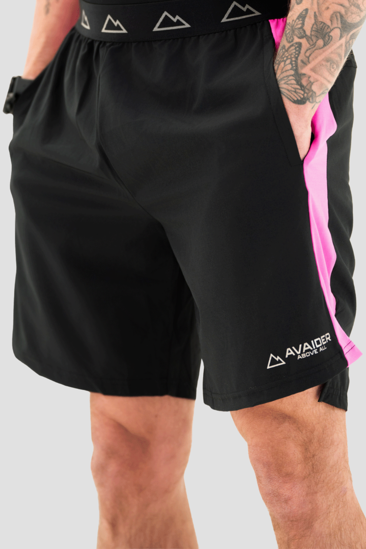 PRECISION TWINSET E IN PINK AND BLACK