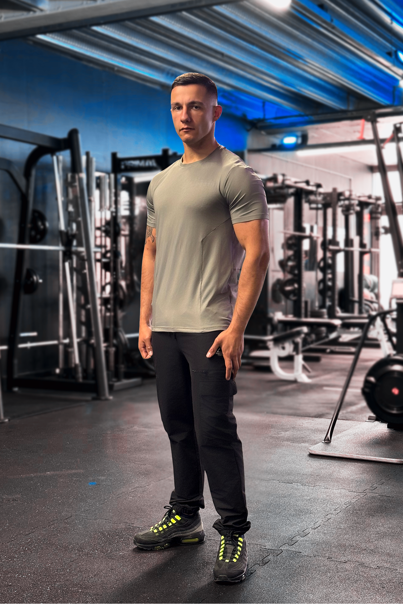 PRECISION V1 T-SHIRT IN GREY