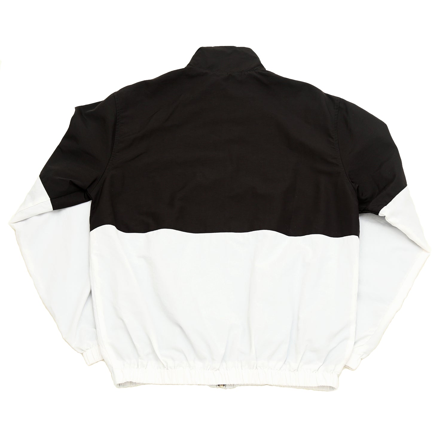 BASECAMP WOVEN TRACK TOP IN BLACK AND WHITE