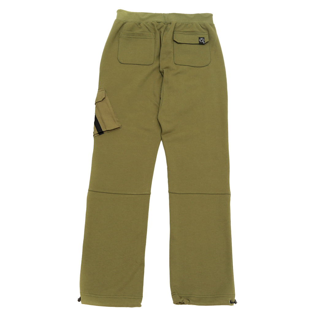 Cadley Utility Fleece Combat Trousers In Khaki