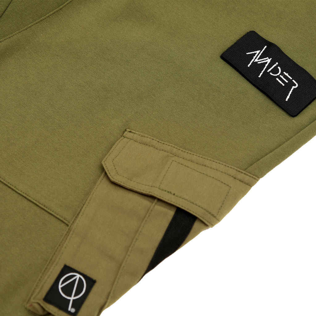 Cadley Utility Fleece Combat Trousers In Khaki