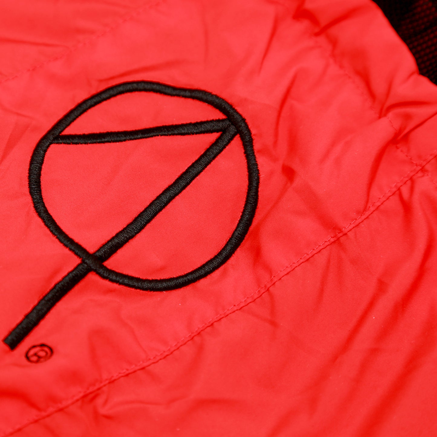 Avaider Mens Streetwear Hodder Full Zip Windrunner Jacket Red