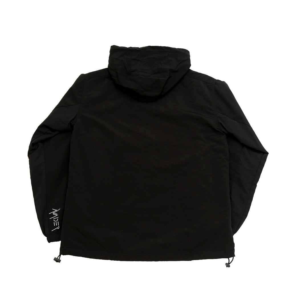 QUIGLEY WINDRUNNER JACKET IN BLACK