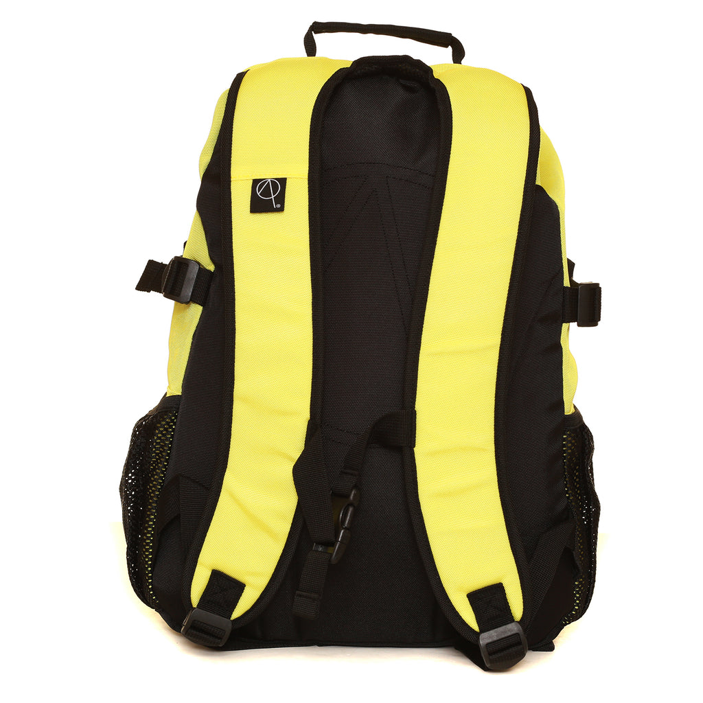 Smokers utility backpack in yellow and black